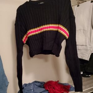 Cropped sweater top